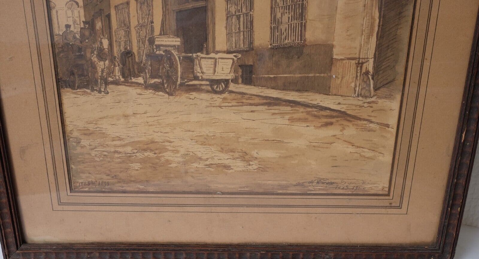 Drawing Life Working Scene, Cityview, Fish trade 1900 image 2
