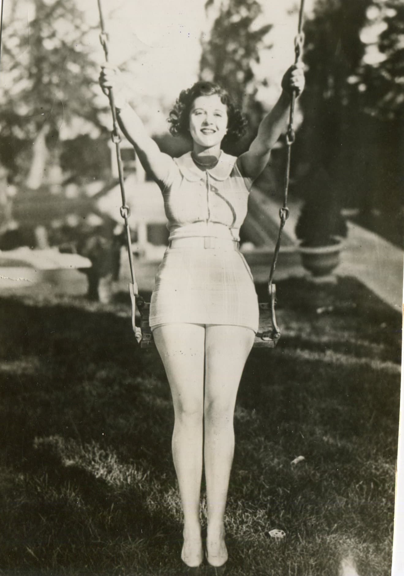 Woman on a Swing Photographs 1920'