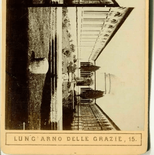 Vintage Stereoview Photo Giacomo BROGI - Pisa Area del Campo Santo c. 1870 image 4