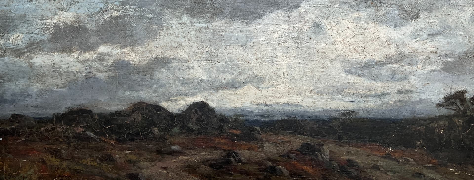 Painting Mountain Landscape View