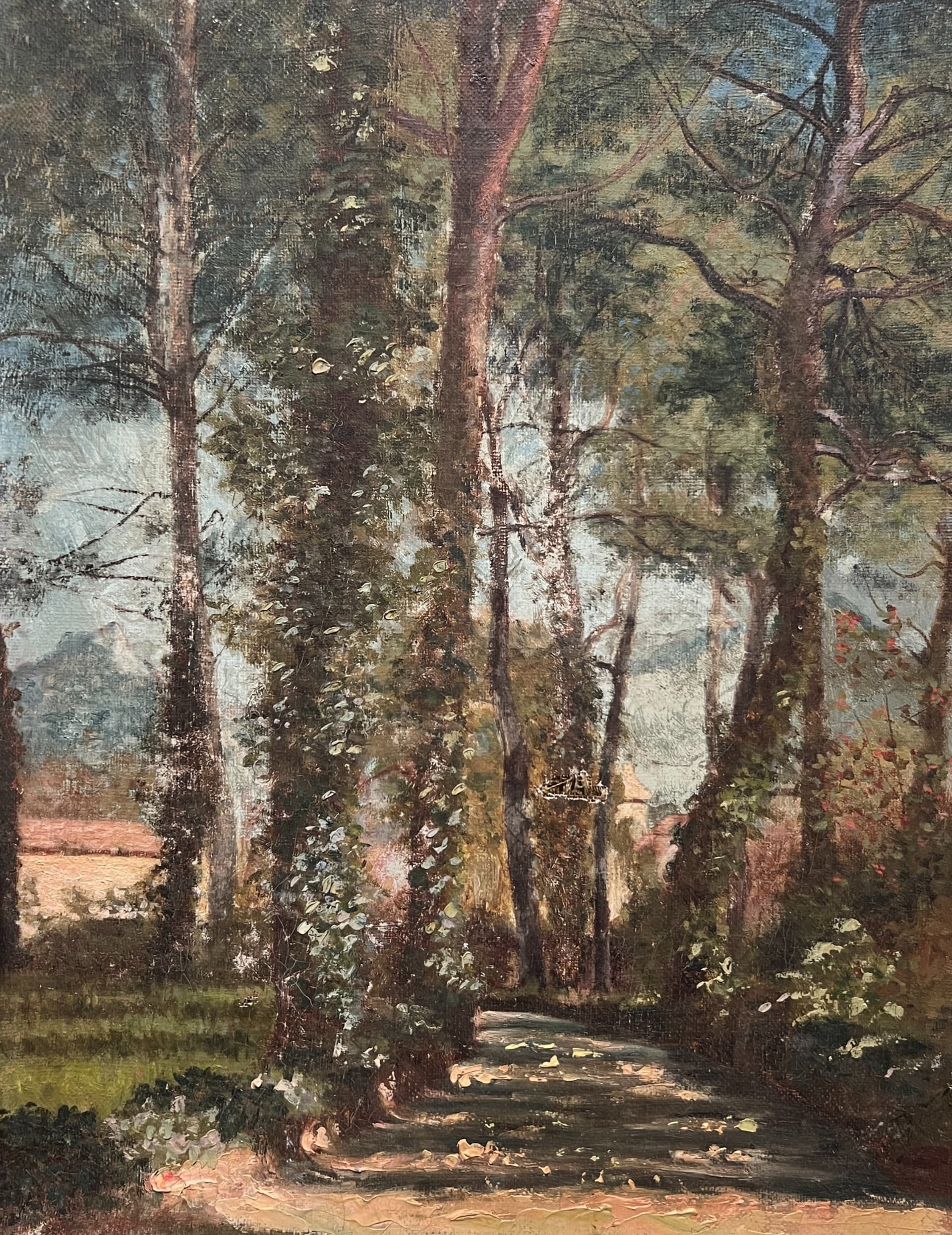 Painting Forest and Trees Landscape