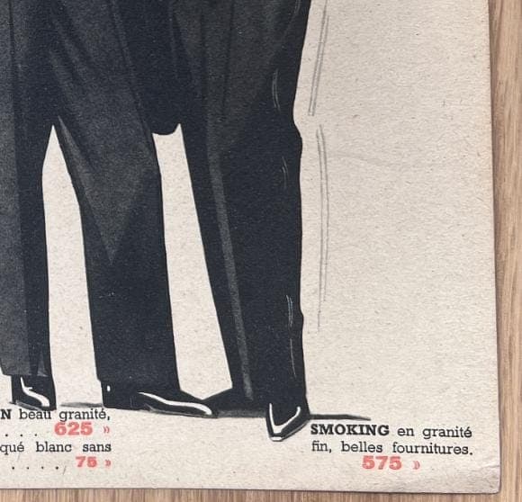 Elegant Men's Formalwear - Vintage Fashion Illustration, Ad 1940' Fashion Man image 6