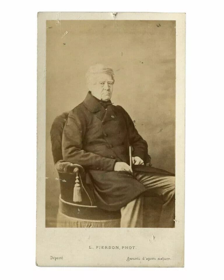 Antique CDV Vintage Photographs L. PIERSON - Duc Pasquier c. 1870 image 3