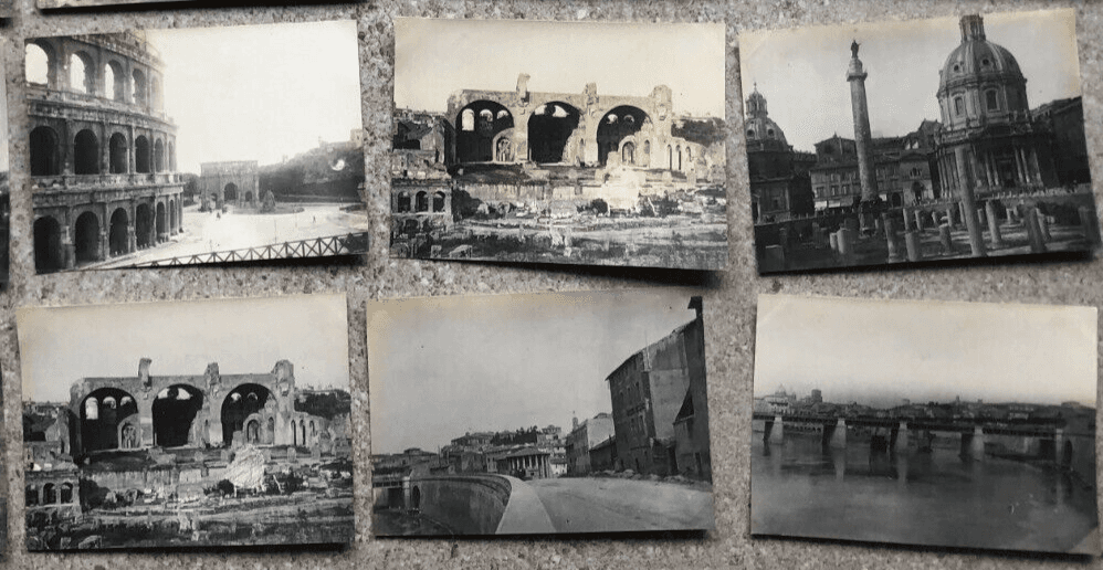 Vintage Photographs Lot x15 ltaly Landscape, Roma 1902