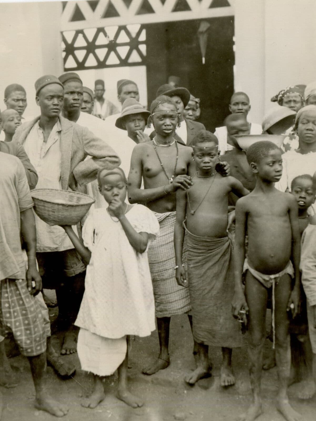 Vintage Photography Inauguration Canal, Africa