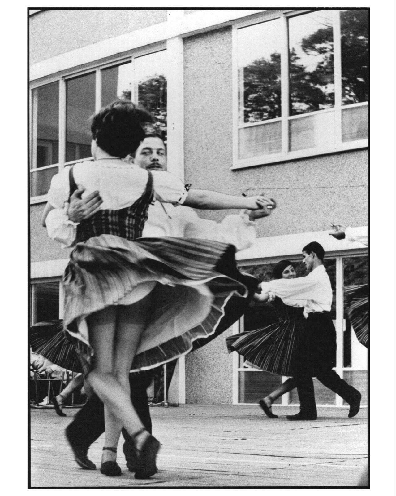 Photographs by ANDRE BRUERE (XXth) Couple Dancing c. 1975