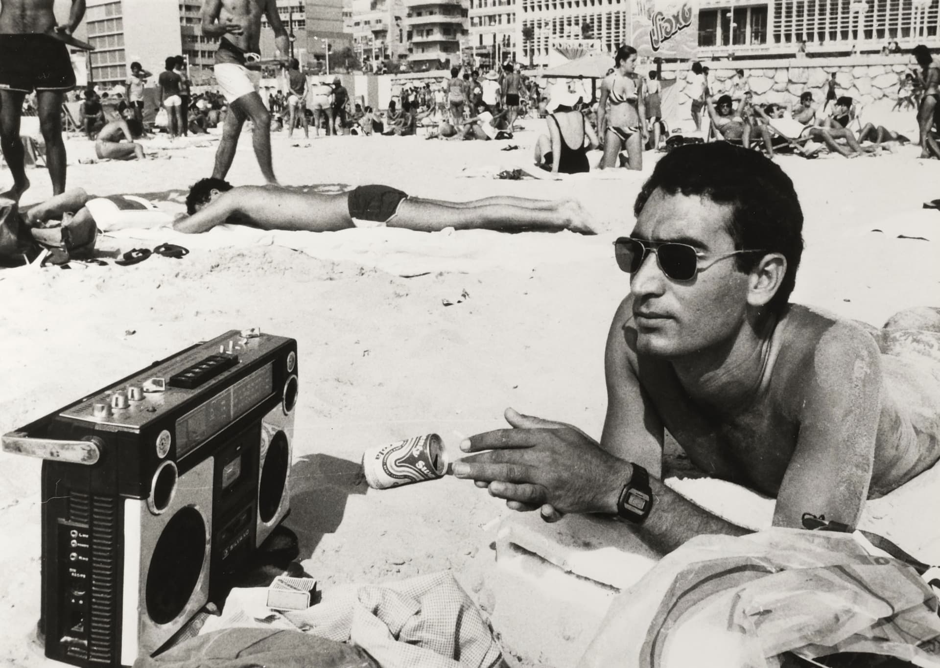 Tel-Aviv, Relaxing at the Beach 1984