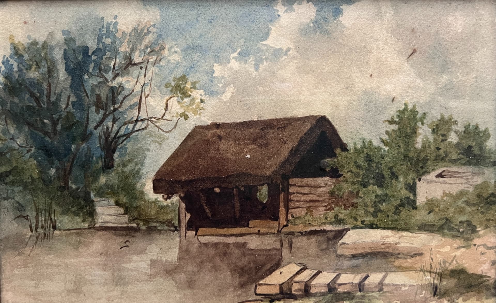 Painting House South of France Landscape