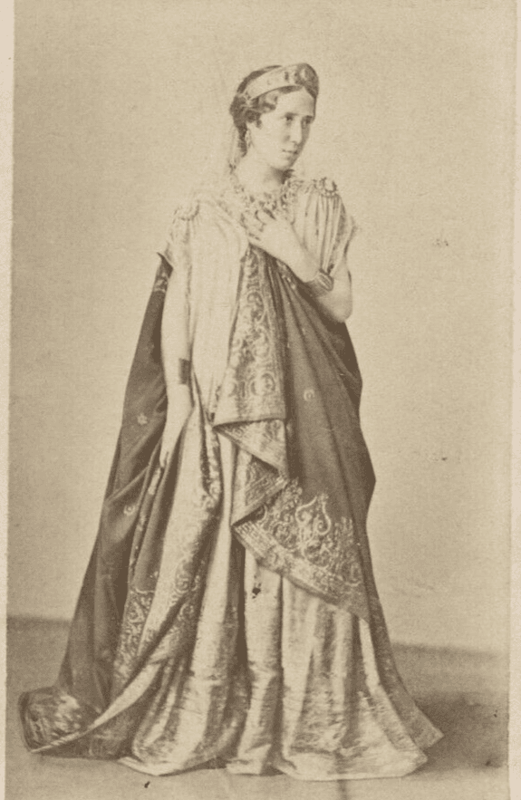 CDV Vintage Photographs Mayer et Pierson, Rachel, cantatrice