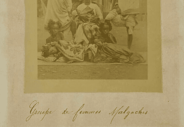 Vintage Albumen Photographs Group of Malagasy women, Madagascar c.1890 image 2