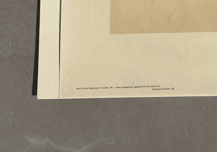 Vintage Lithography Abel Pfeffermann PANN (1883-1963) Bible, Geneva image 7
