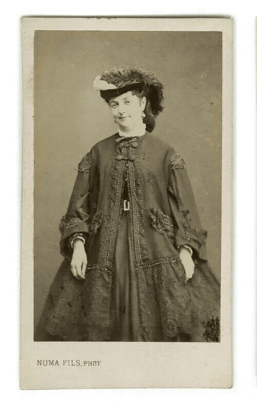 CDV Vintage Photographs NUMA FILS - Alice Theric, French Actress c. 1864