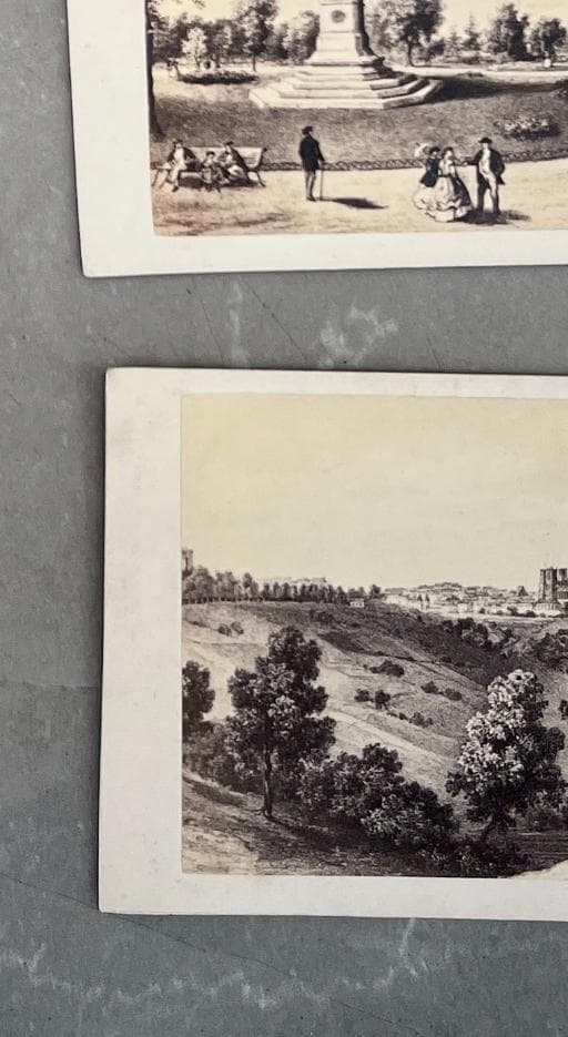 Antique Carte de Visite Collection – 19th Century Landscape Prints – Set of 5 image 7