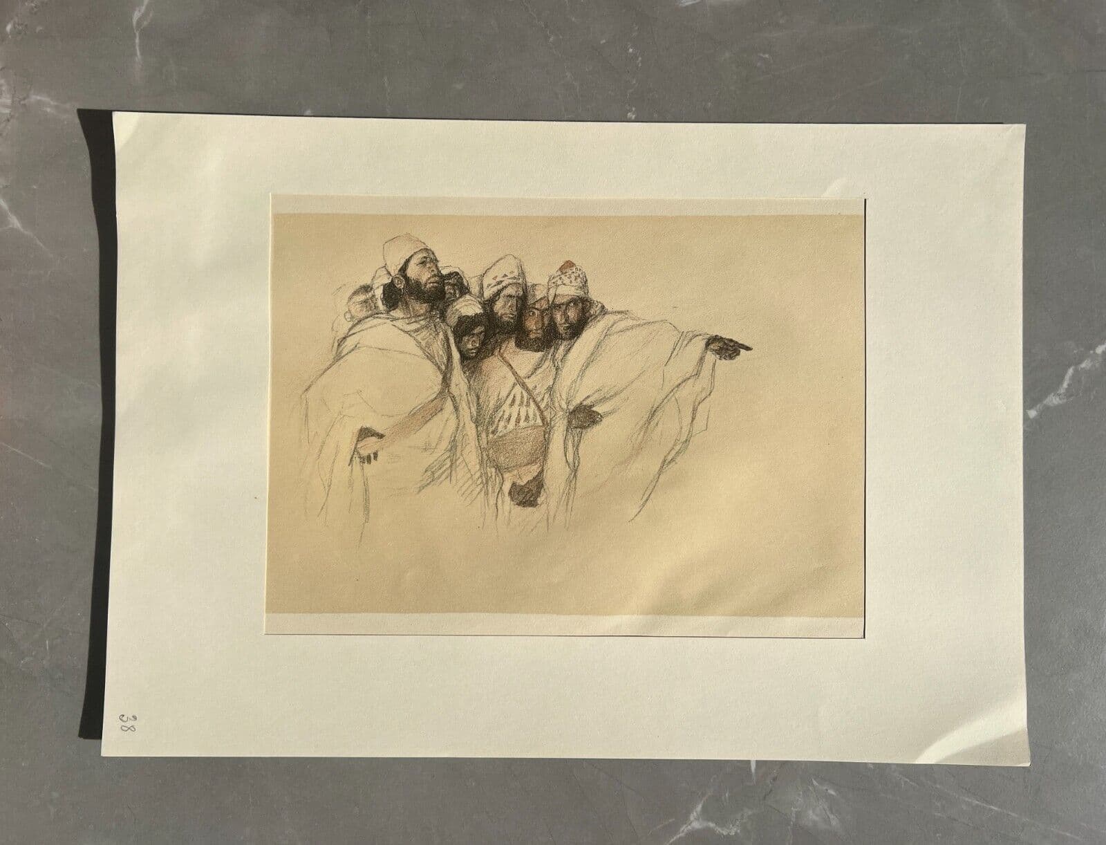 Vintage Lithography Abel Pfeffermann PANN (1883-1963) Bible, Geneva image 6