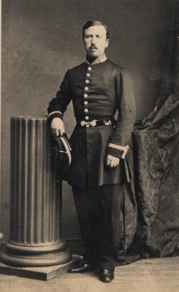 Antique CDV Original Photographs Military Man Portrait Crespon