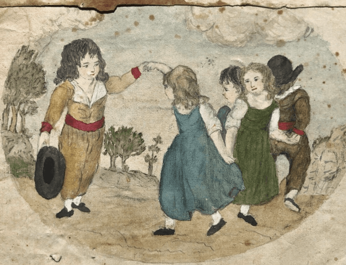 Drawing Children, People Dancing