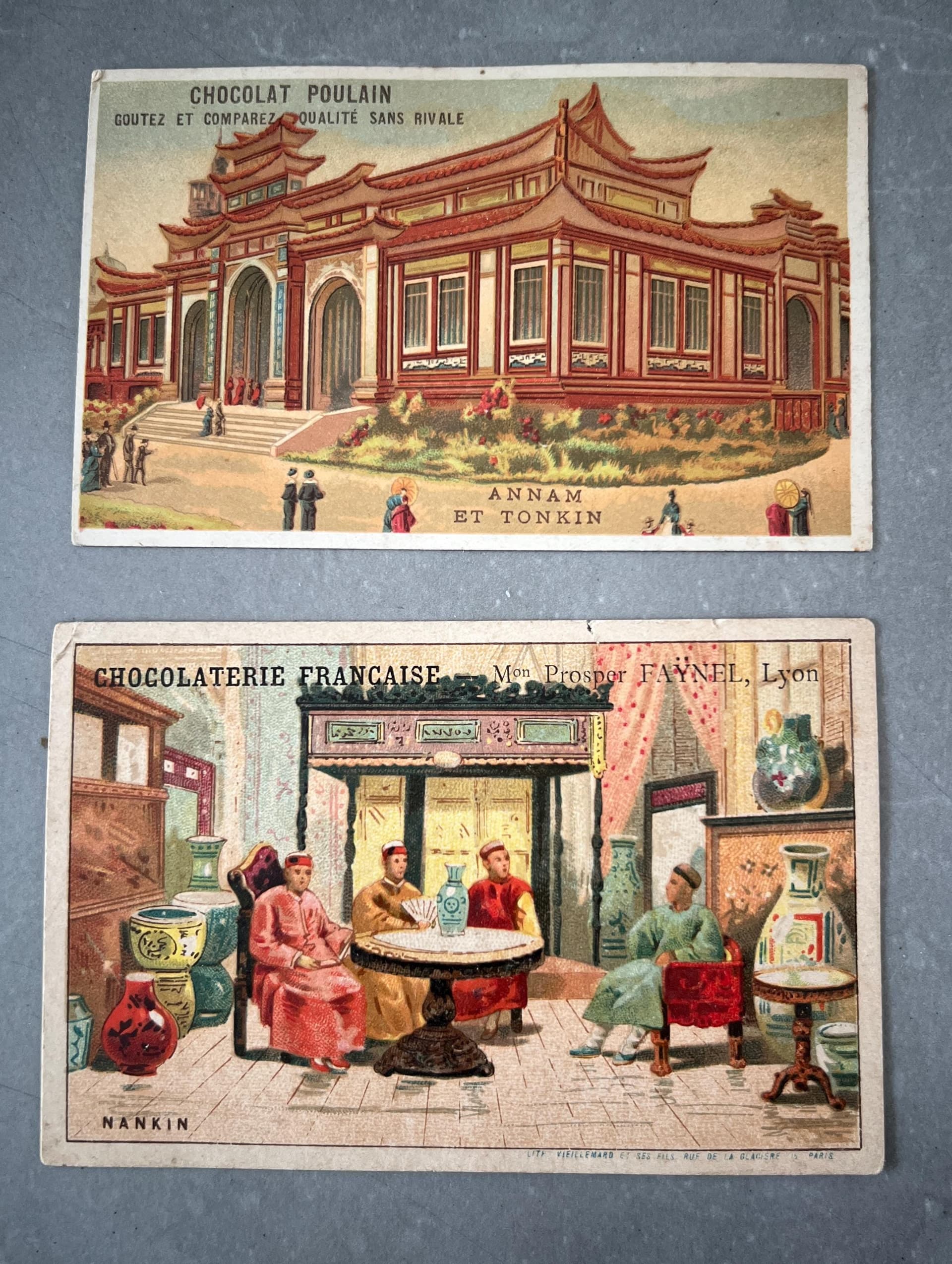 Antique Trade Cards – Chocolat Poulain Chocolaterie Française – Exotic