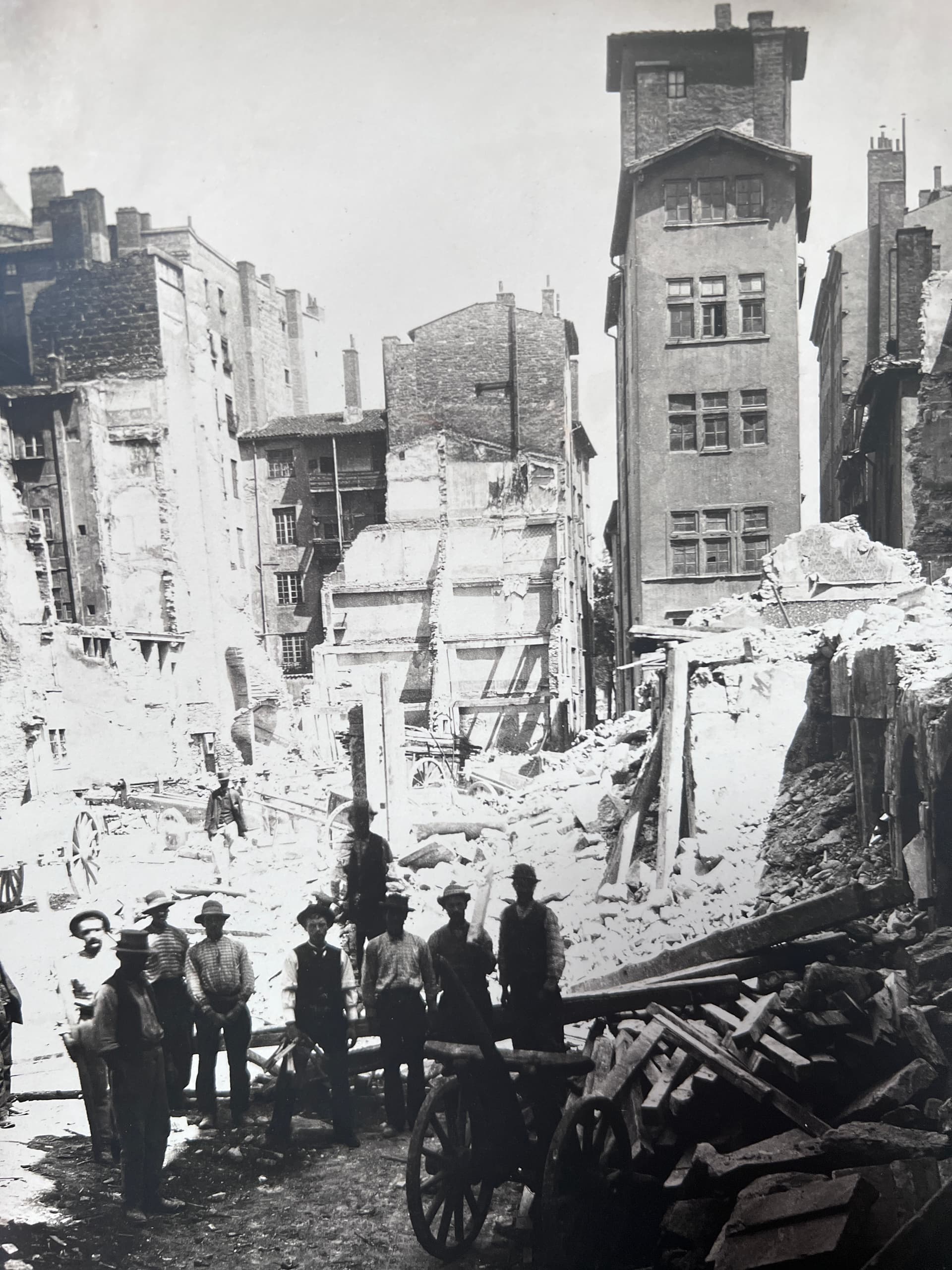 Lyon's Street Destructions circa 1900