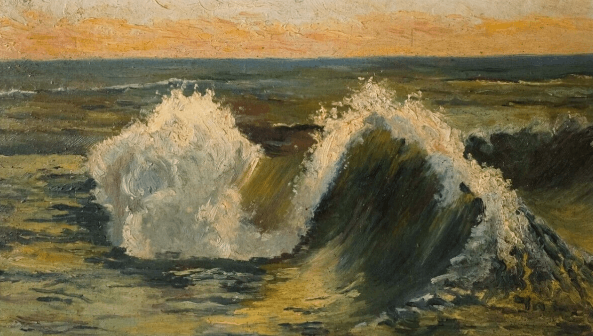 Maritime Painting Seascape, Wave, Seaside