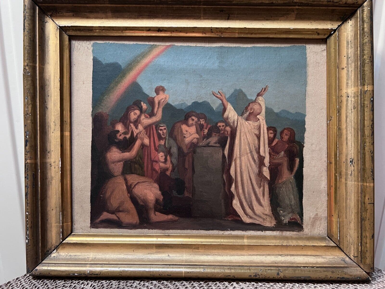 Painting The Sacrifice of Noah, Rainbow c. 1830
