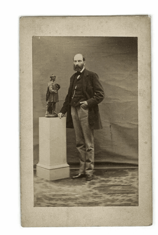 CDV Vintage Photographs MASON - Francois d'Orlean, Prince of Joinville c. 1875 image 1