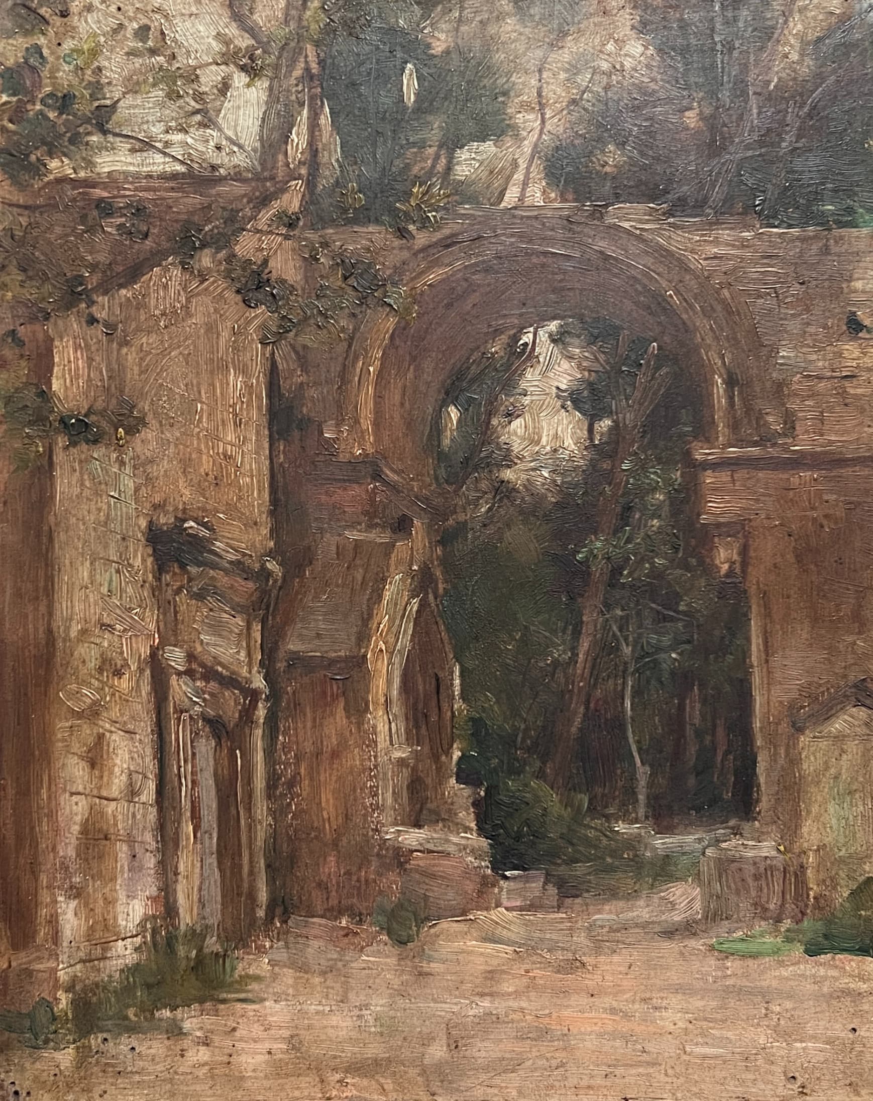 Painting Oriental Arch Landscape