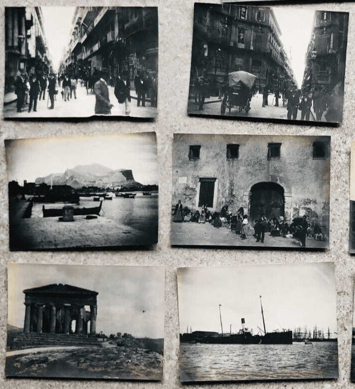 Vintage Photographs Lot x13 Italy Cityviews, Napoli Landscapes 1902