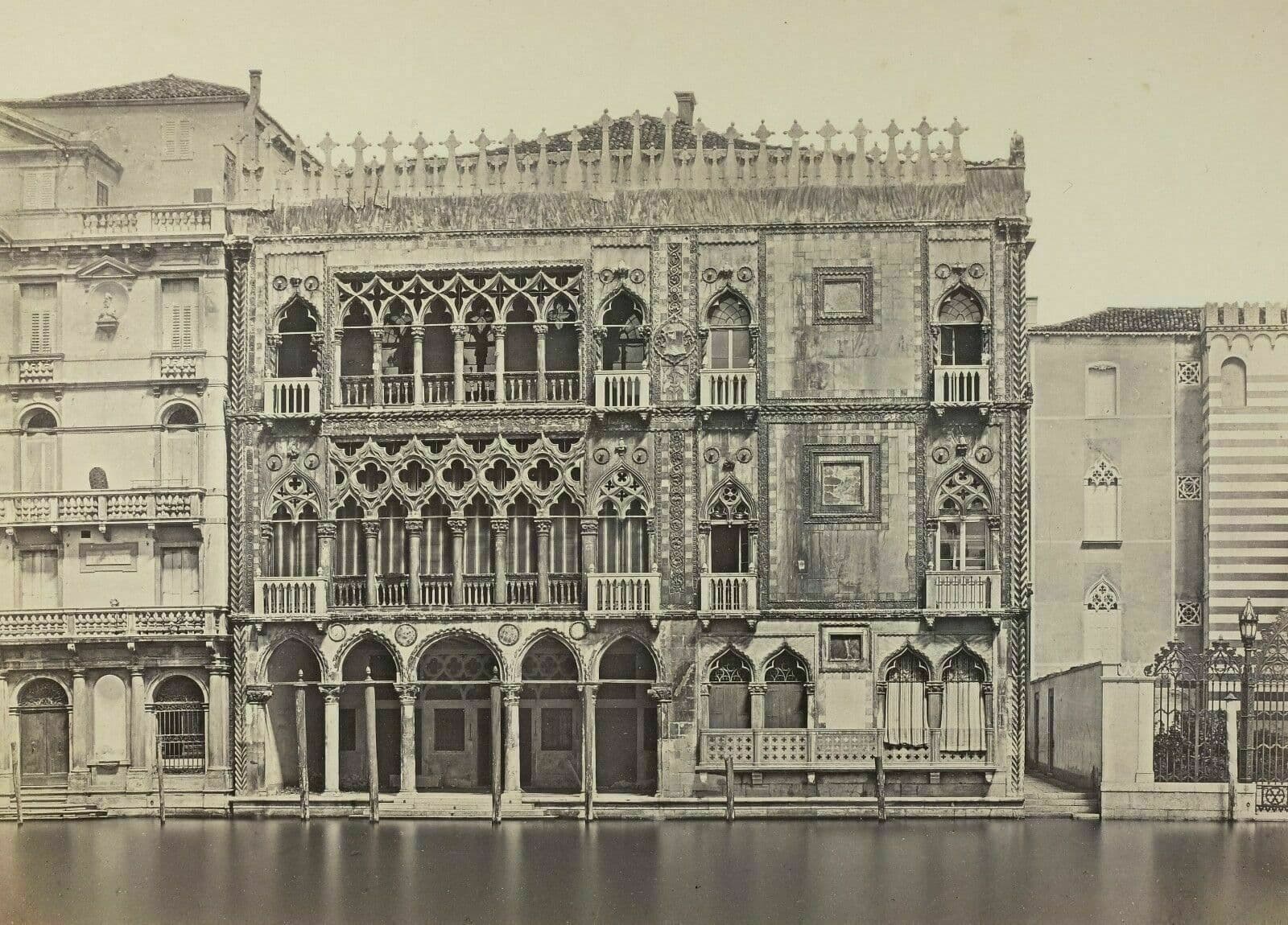 Carlo Ponti (1820-1893) Palace of the Ca d'Oro Venice 1870 Photograph