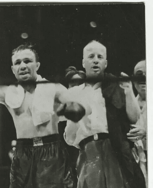 Vintage Photographs PRESSE - BOXE - Lou Ambers against Armstrong 1939 image 3