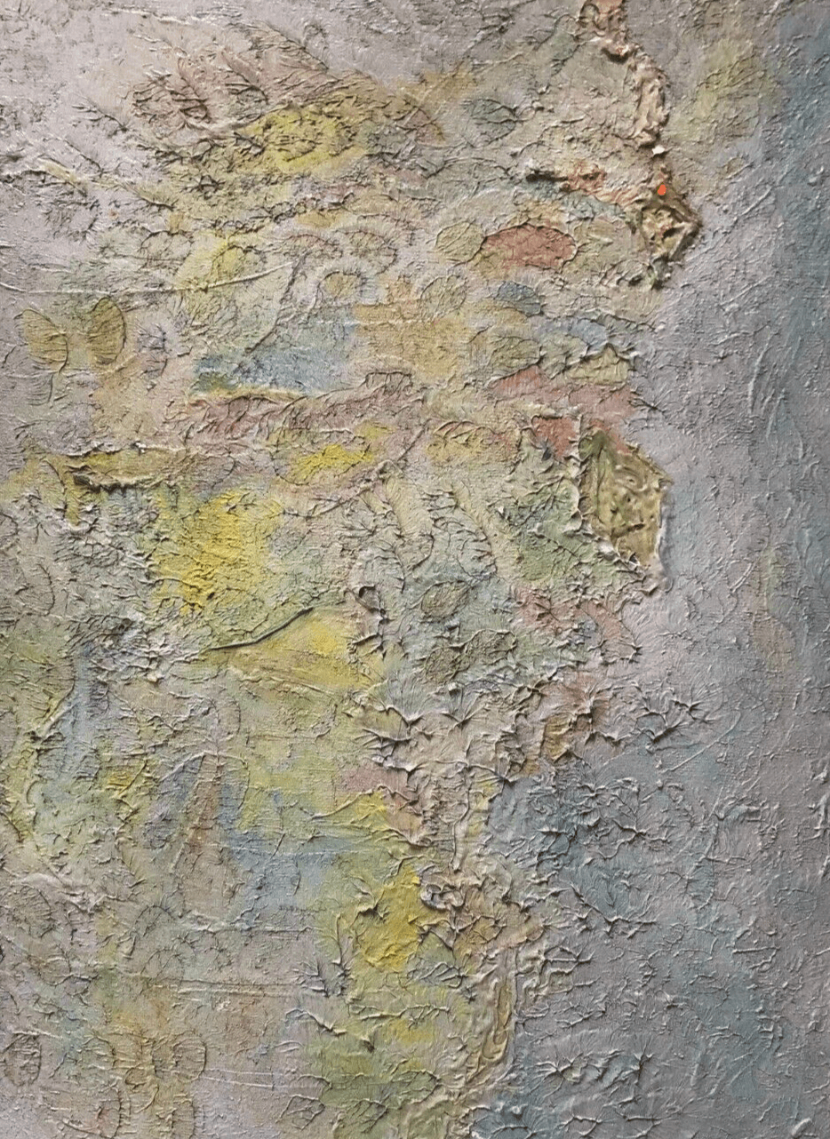 Modern Original Painting Abstract Blue, Dream