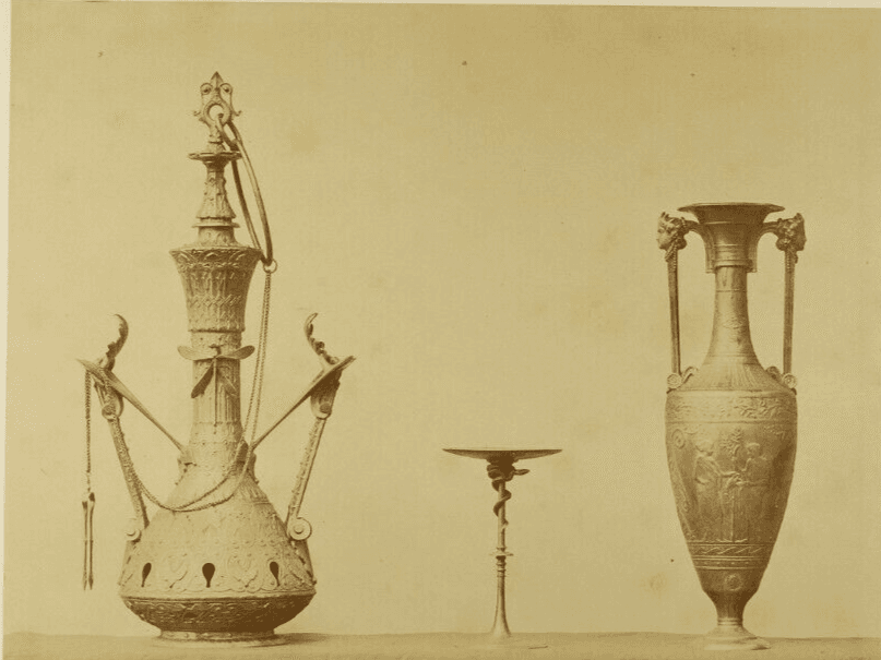 BISSON FRÈRES F. Barbedienne Bronze Art, 7 AlbumenPhotographs